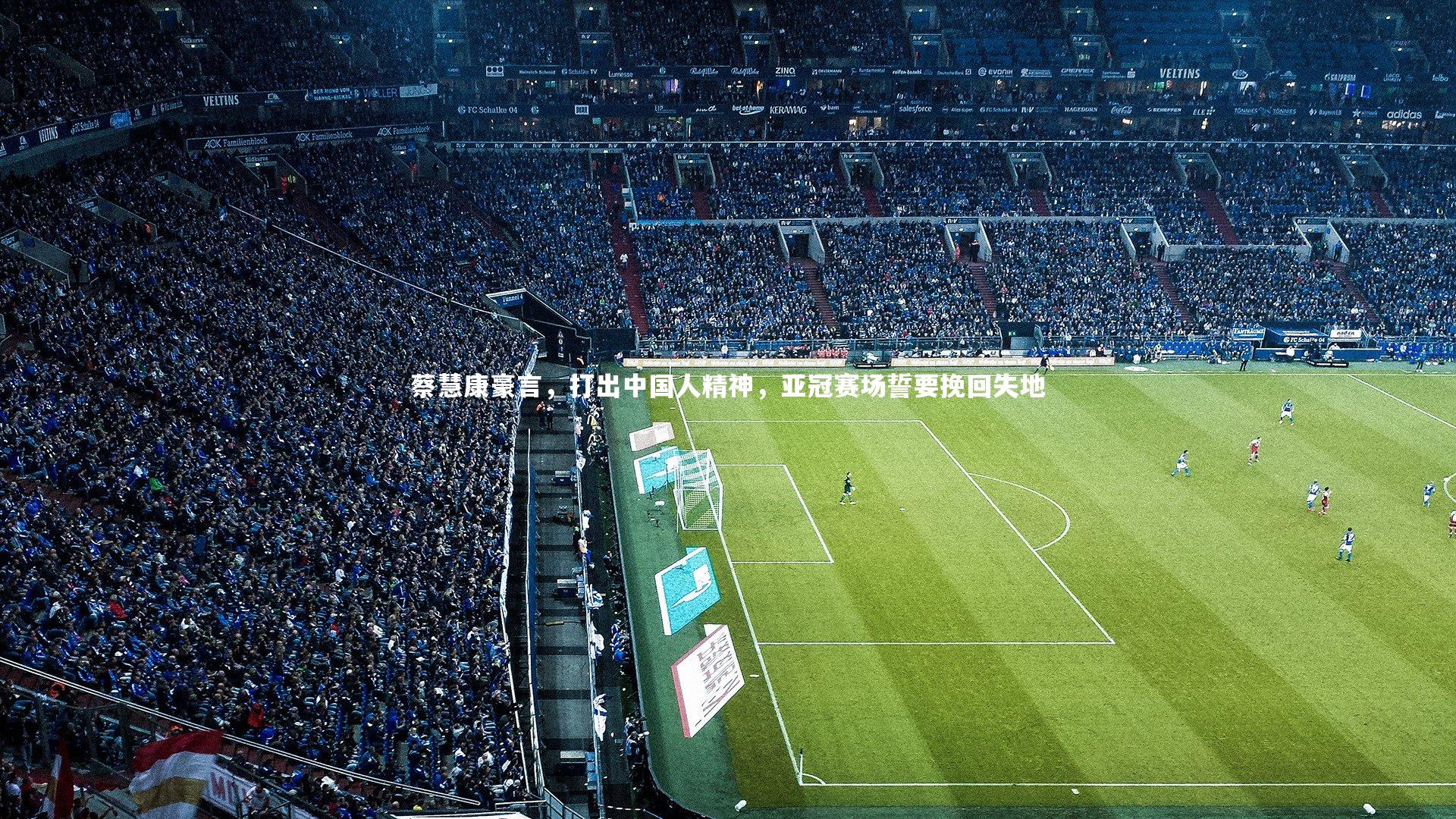 蔡慧康豪言，打出中国人精神，亚冠赛场誓要挽回失地